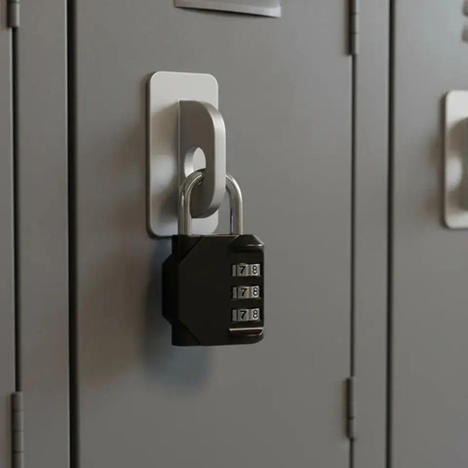 Candado De Combinación 3 Dígitos Seguridad Portátil Locker 3