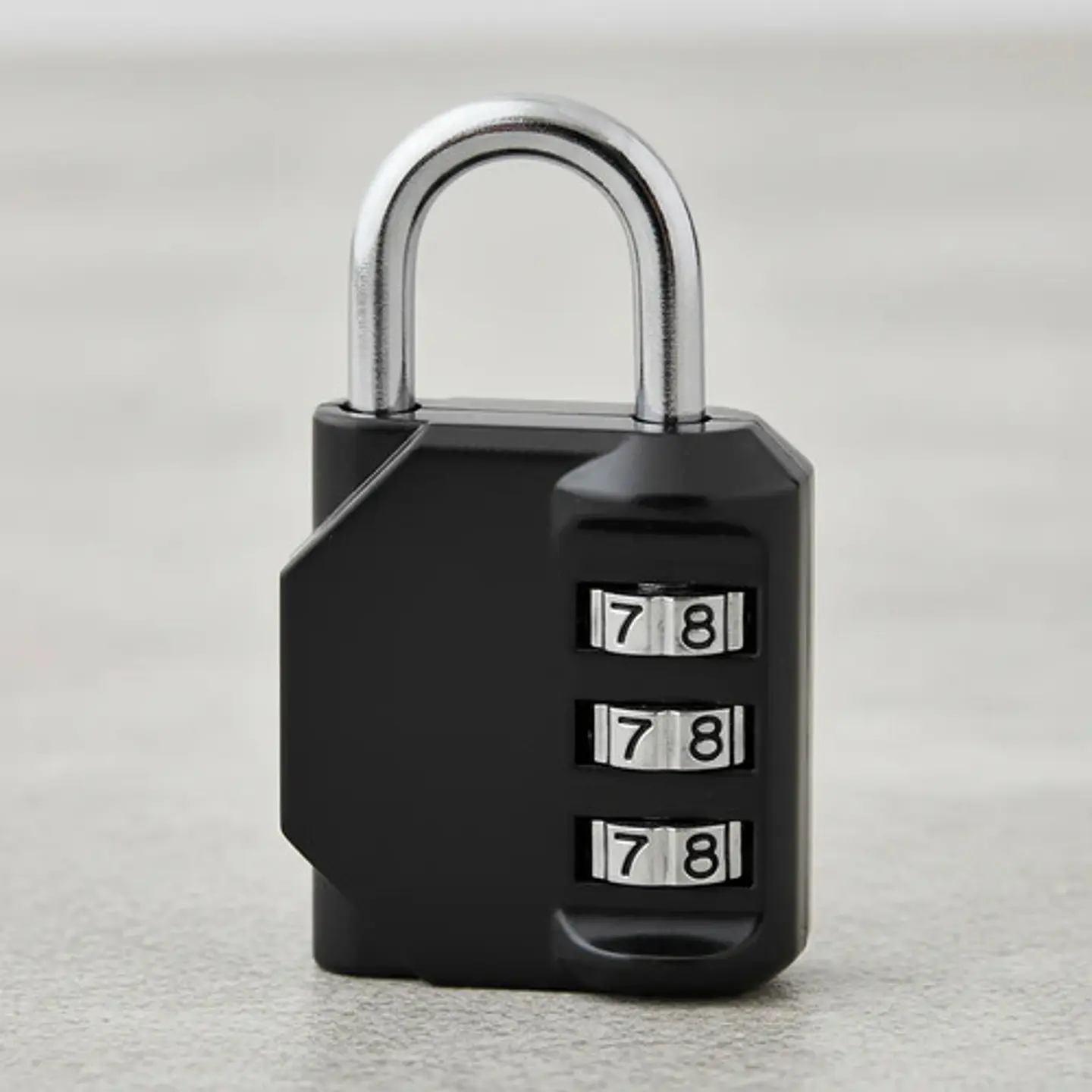 Candado De Combinación 3 Dígitos Seguridad Portátil Locker 5