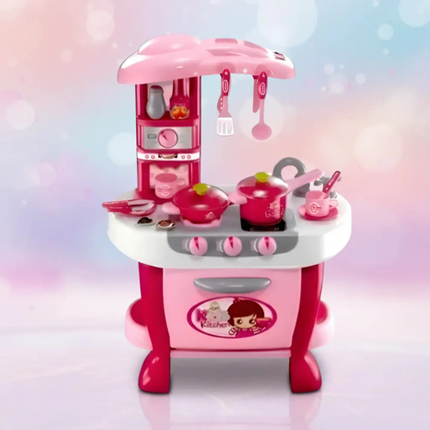 Cocina De Juguete Ideal Para Niñas Con Horno Y Sonidos 11