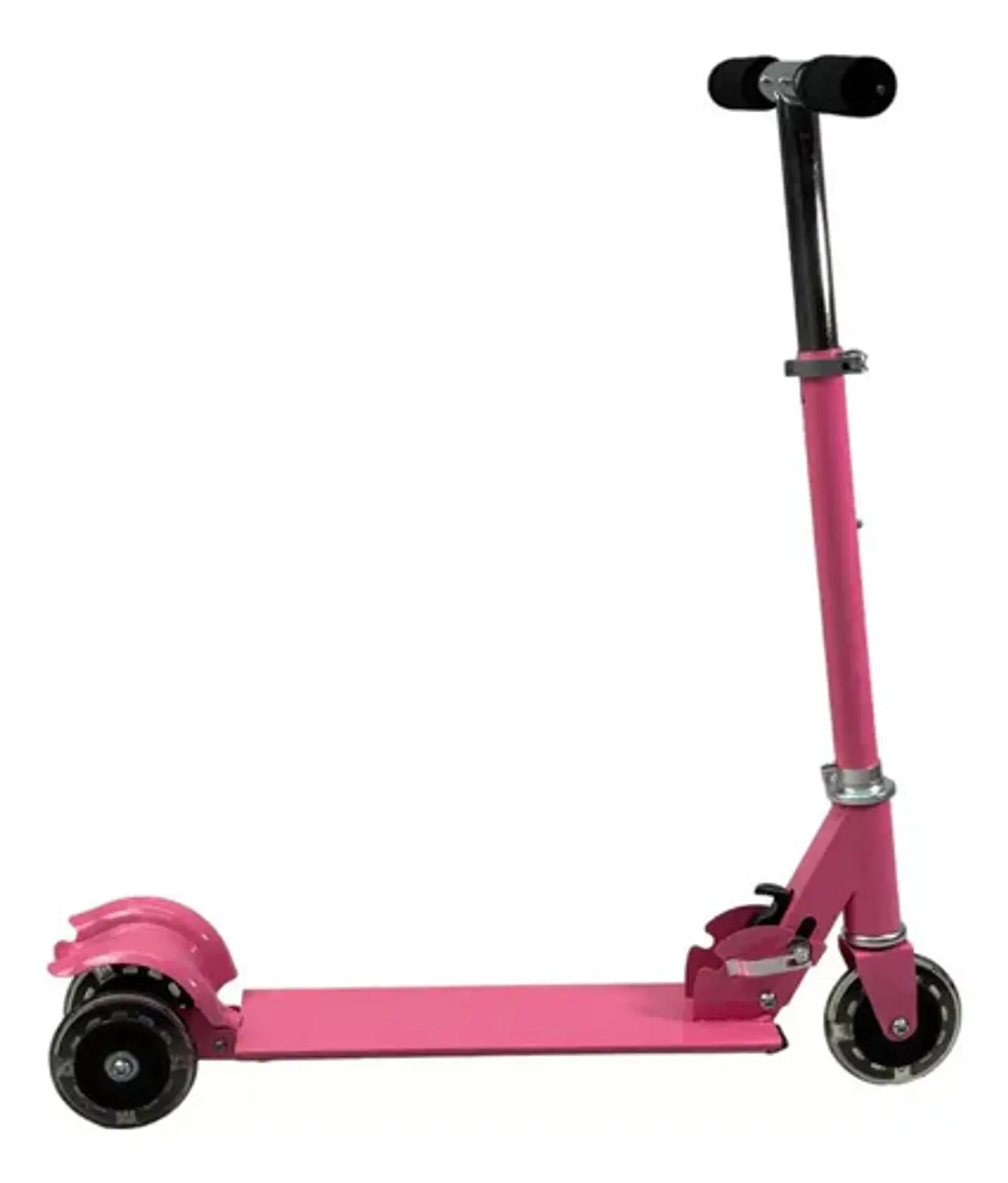 Patineta Monopatín Scooter Plegable 3 Llantas Luces 7
