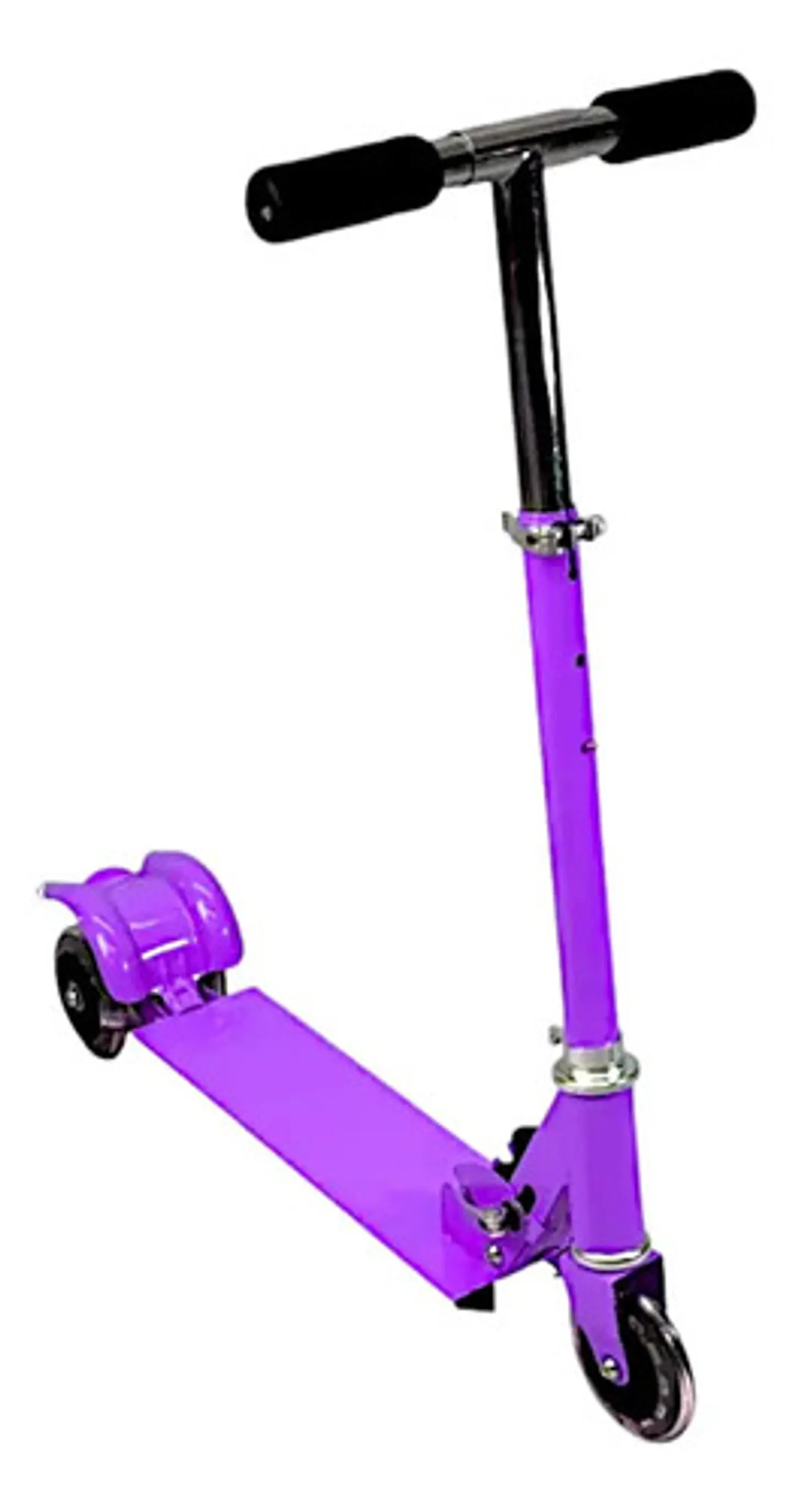 Patineta Monopatín Scooter Plegable 3 Llantas Luces 9