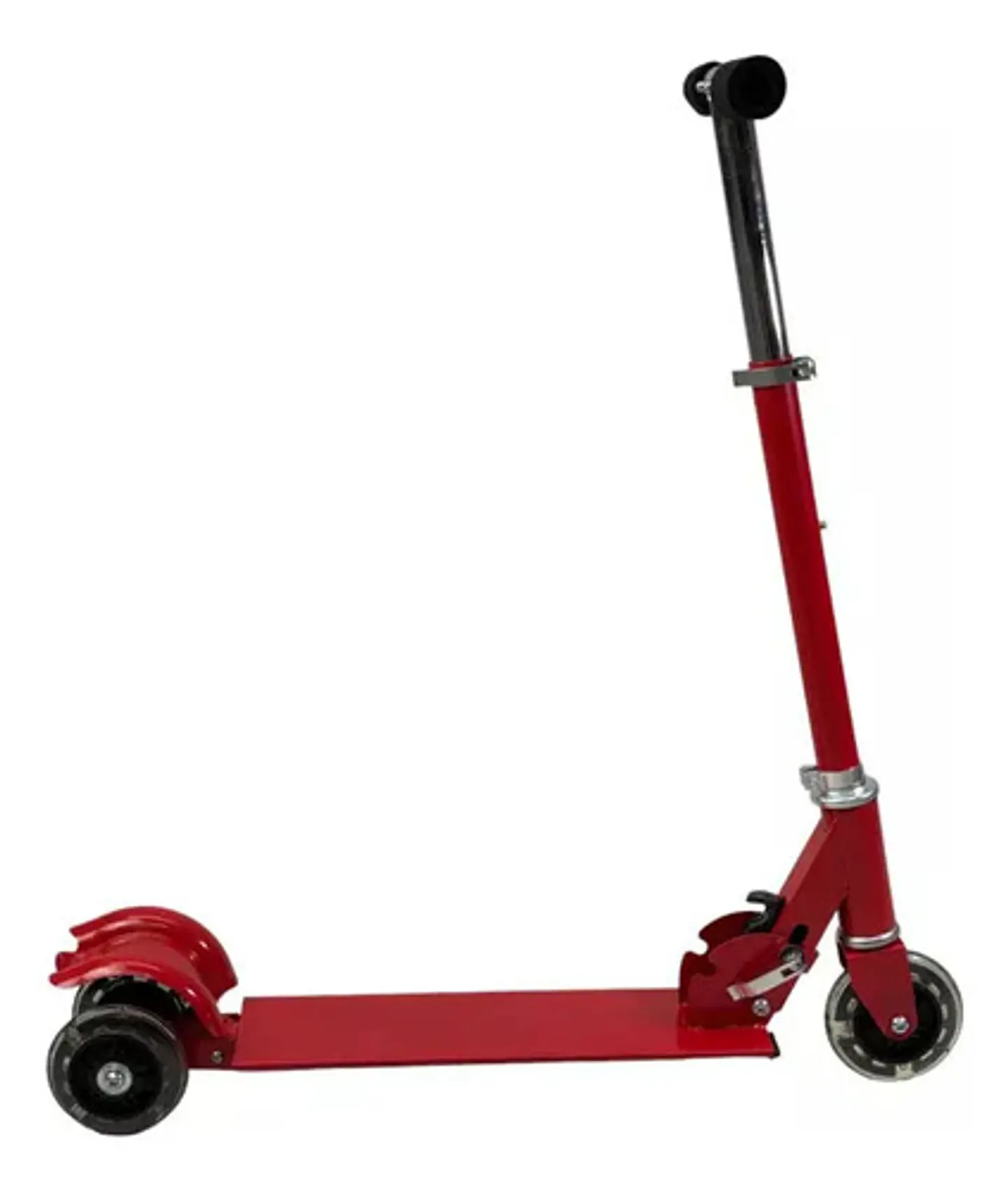 Patineta Monopatín Scooter Plegable 3 Llantas Luces 14