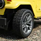 Carro A Control Remoto Toyota Fj40 Patrulla Luces Y Sonidos Amarillo Toyota Fj40 - Miniatura 5