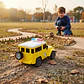 Carro A Control Remoto Toyota Fj40 Patrulla Luces Y Sonidos Amarillo Toyota Fj40 - Miniatura 6