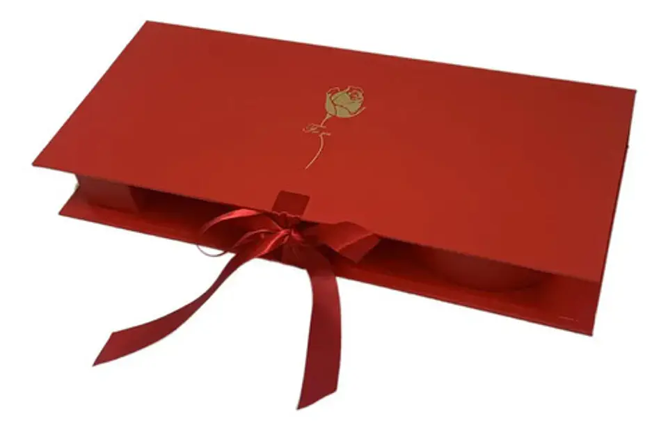 Caja De De Flores Vacía Decorativa De Arreglos Rojo For You 4