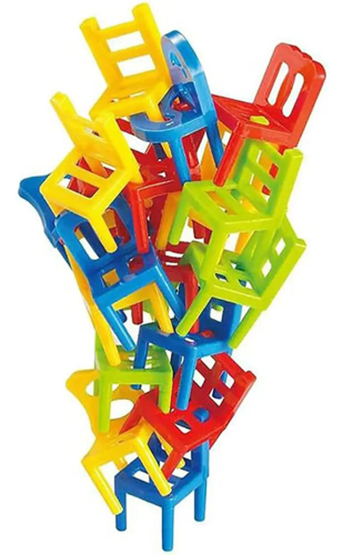 Juego De Mesa Familiar Educativo Niños Sillas Torre Apilable 5