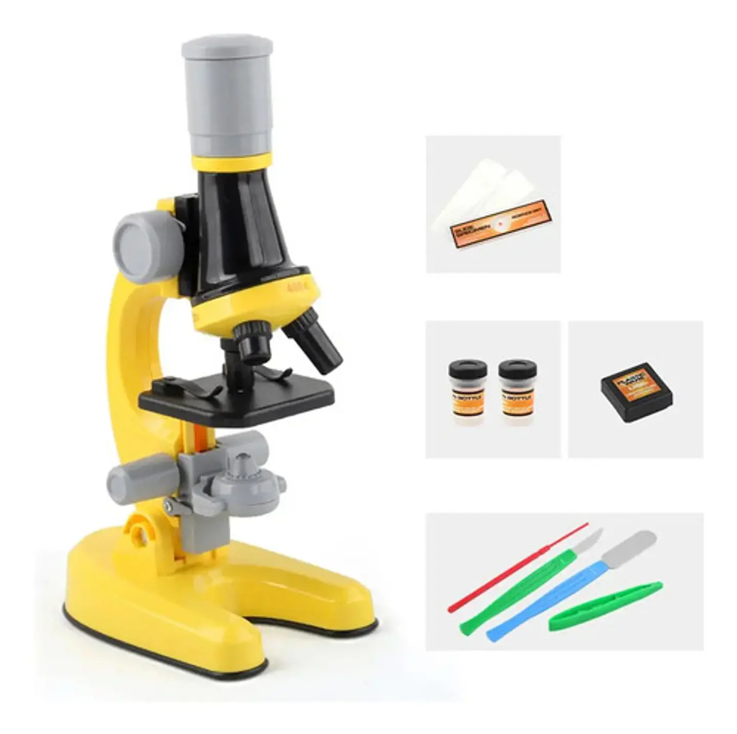 Microscopio Infantil Educativo Con Accesorios Steam Ciencia 3