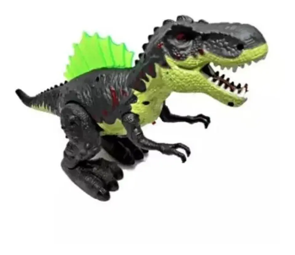 Dinosaurio Electrónico 29cm Lanza Vapor Luces Y Sonido 3330 2