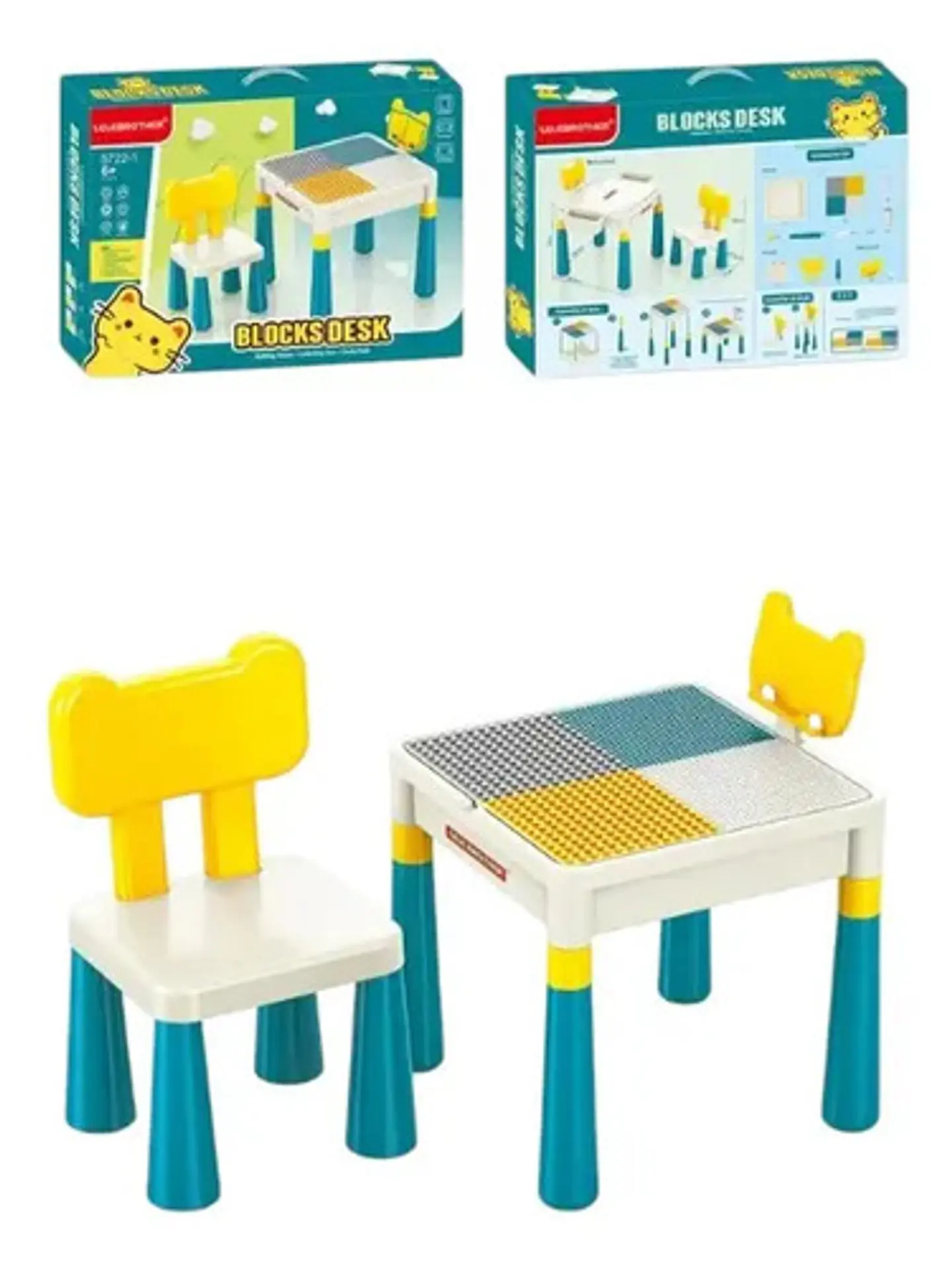 Mesa Didáctica Multifuncional Para Bloques Bloks Mega 2