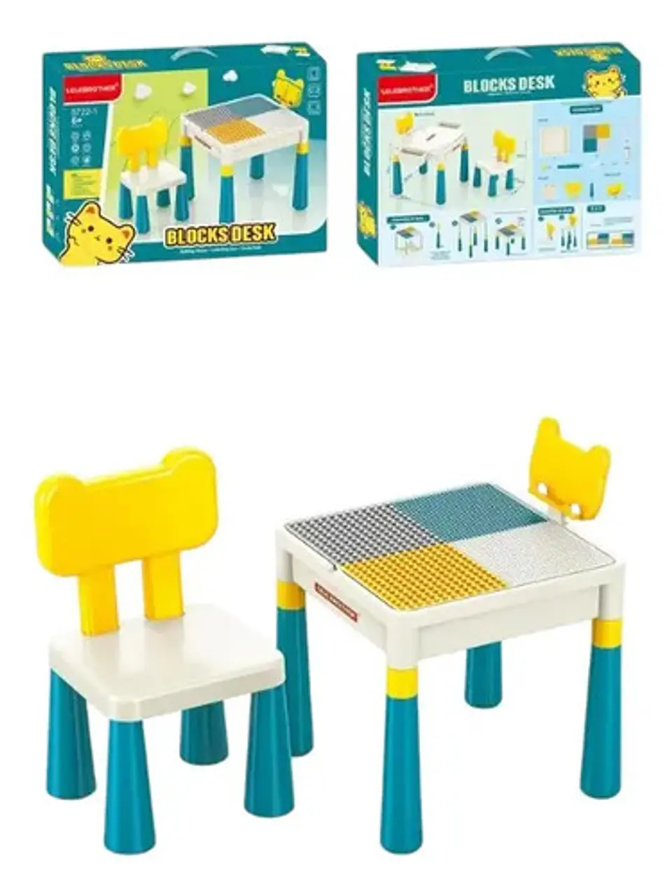 Mesa Didáctica Multifuncional Para Bloques Bloks Mega 2