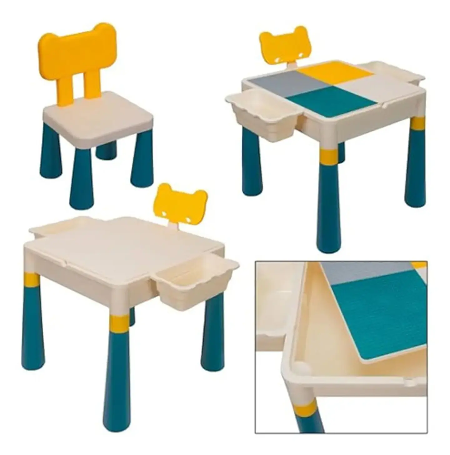 Mesa Didáctica Multifuncional Para Bloques Bloks Mega 3