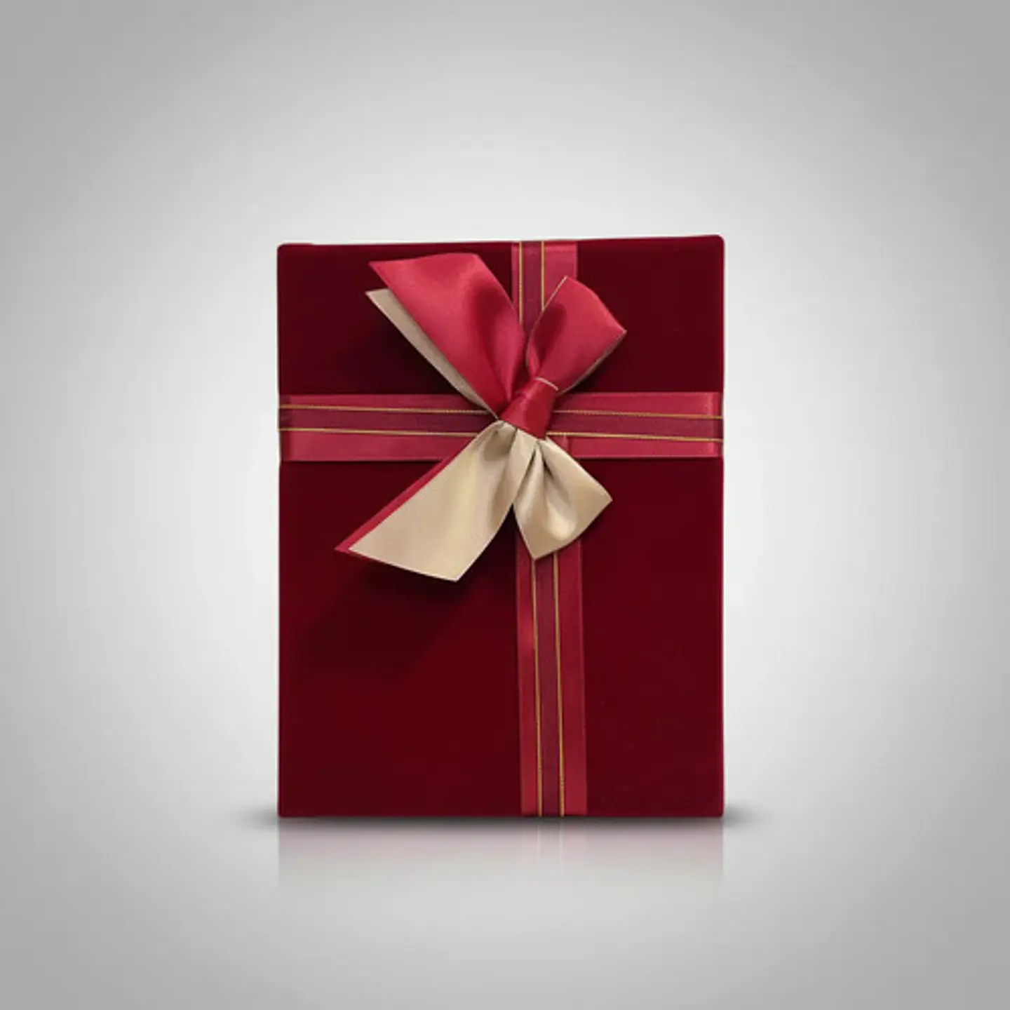 Cajas De Regalo Aterciopelada Con Moño Elegante Detalle 1