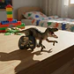 Tiranosaurio Rex A Control Remoto Luces Y Sonidos Bota Humo - Miniatura 2