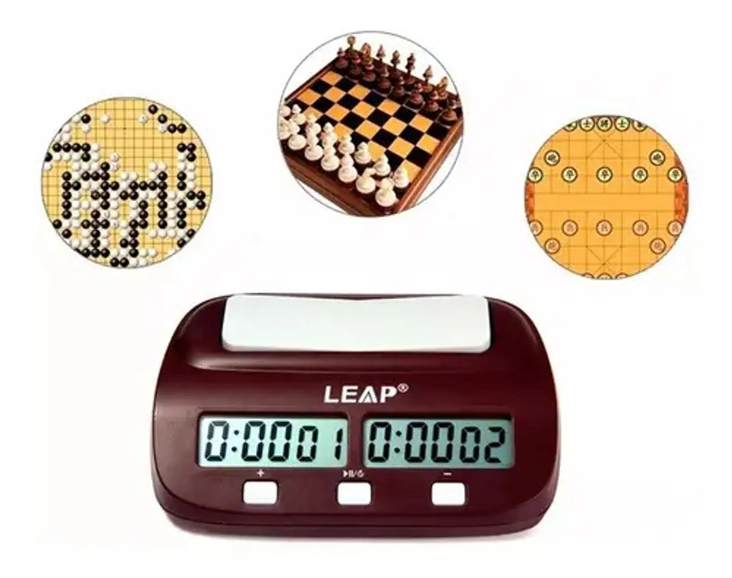 Reloj Ajedrez Digital Profesional Temporizador Juego De Mesa Leap Delay 6