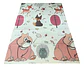 Tapete De Gateo Didactico Para Bebe Doblar 118cmx178cm - Miniatura 1
