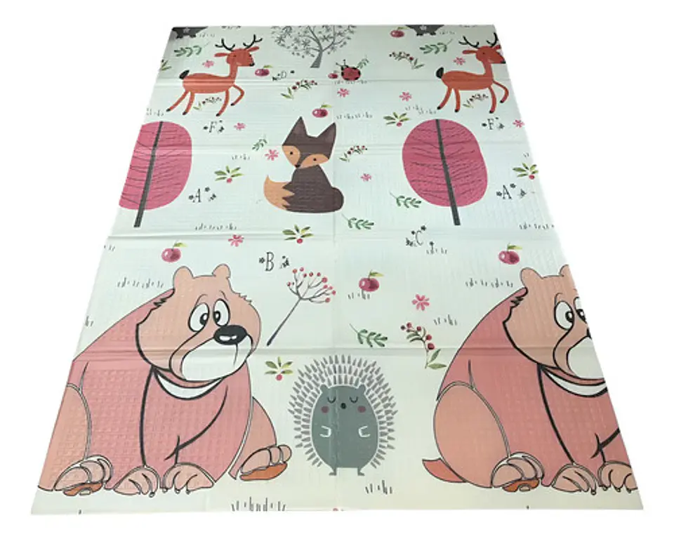 Tapete De Gateo Didactico Para Bebe Doblar 118cmx178cm 1