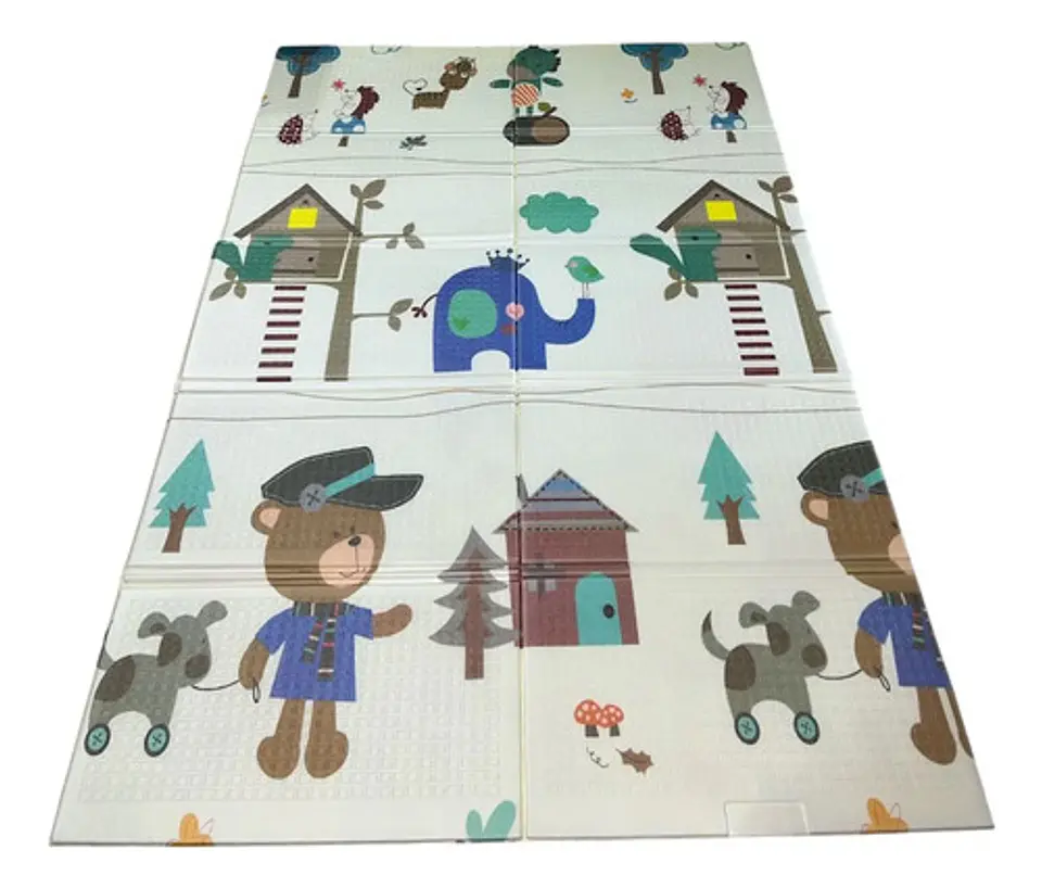 Tapete De Gateo Didactico Para Bebe Doblar 118cmx178cm 3
