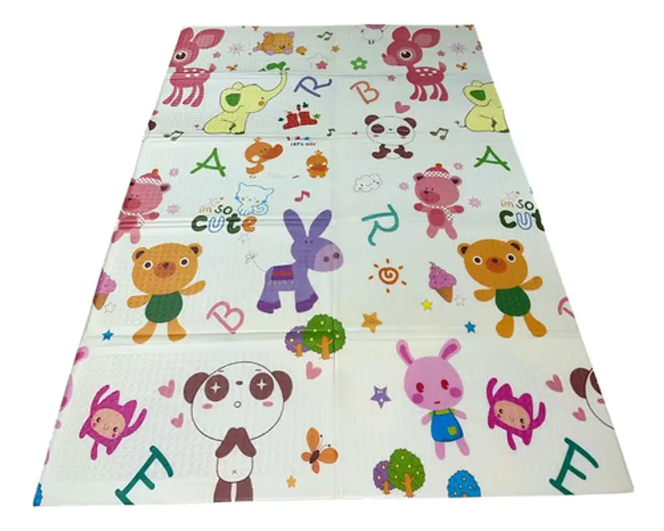 Tapete De Gateo Didactico Para Bebe Doblar 118cmx178cm 8