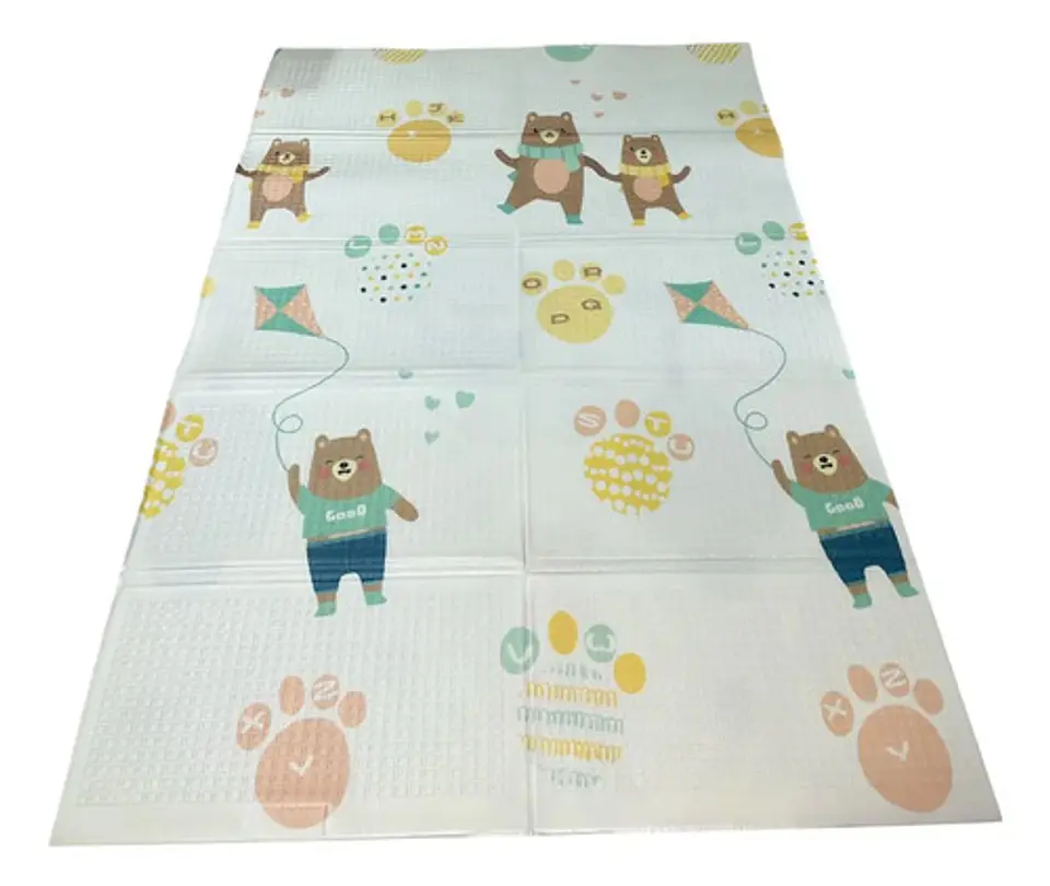 Tapete De Gateo Didactico Para Bebe Doblar 118cmx178cm 13