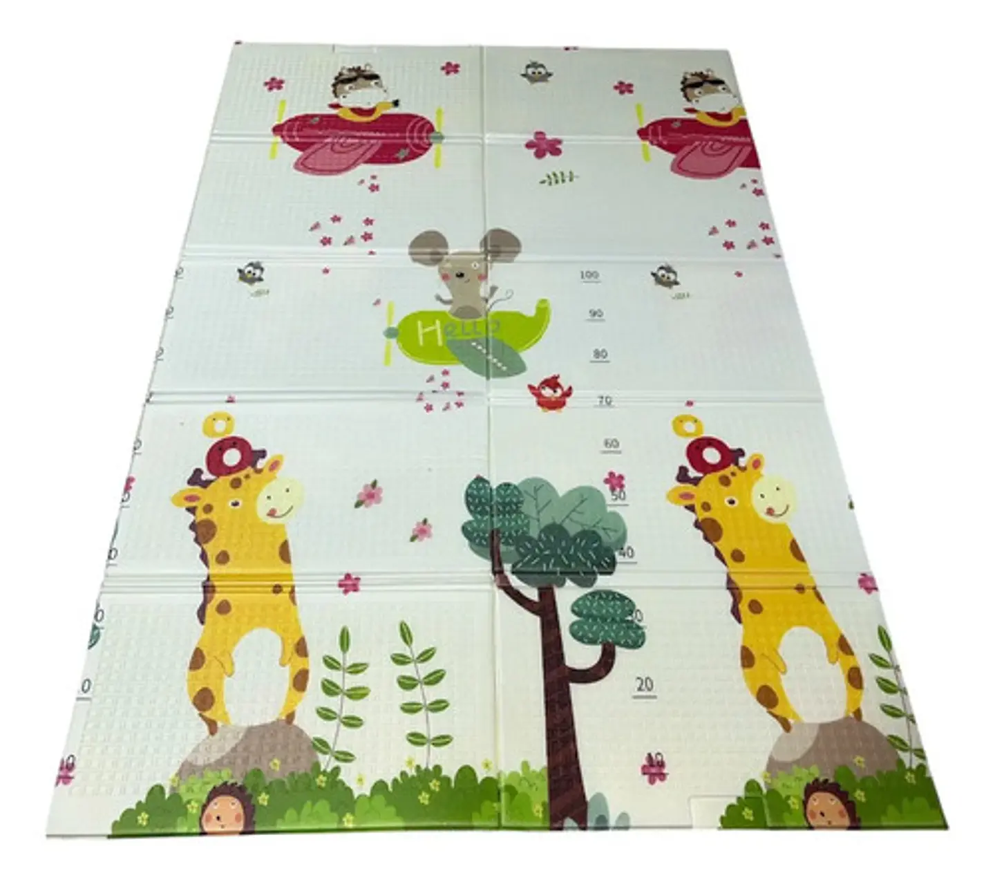 Tapete De Gateo Didactico Para Bebe Doblar 118cmx178cm 18