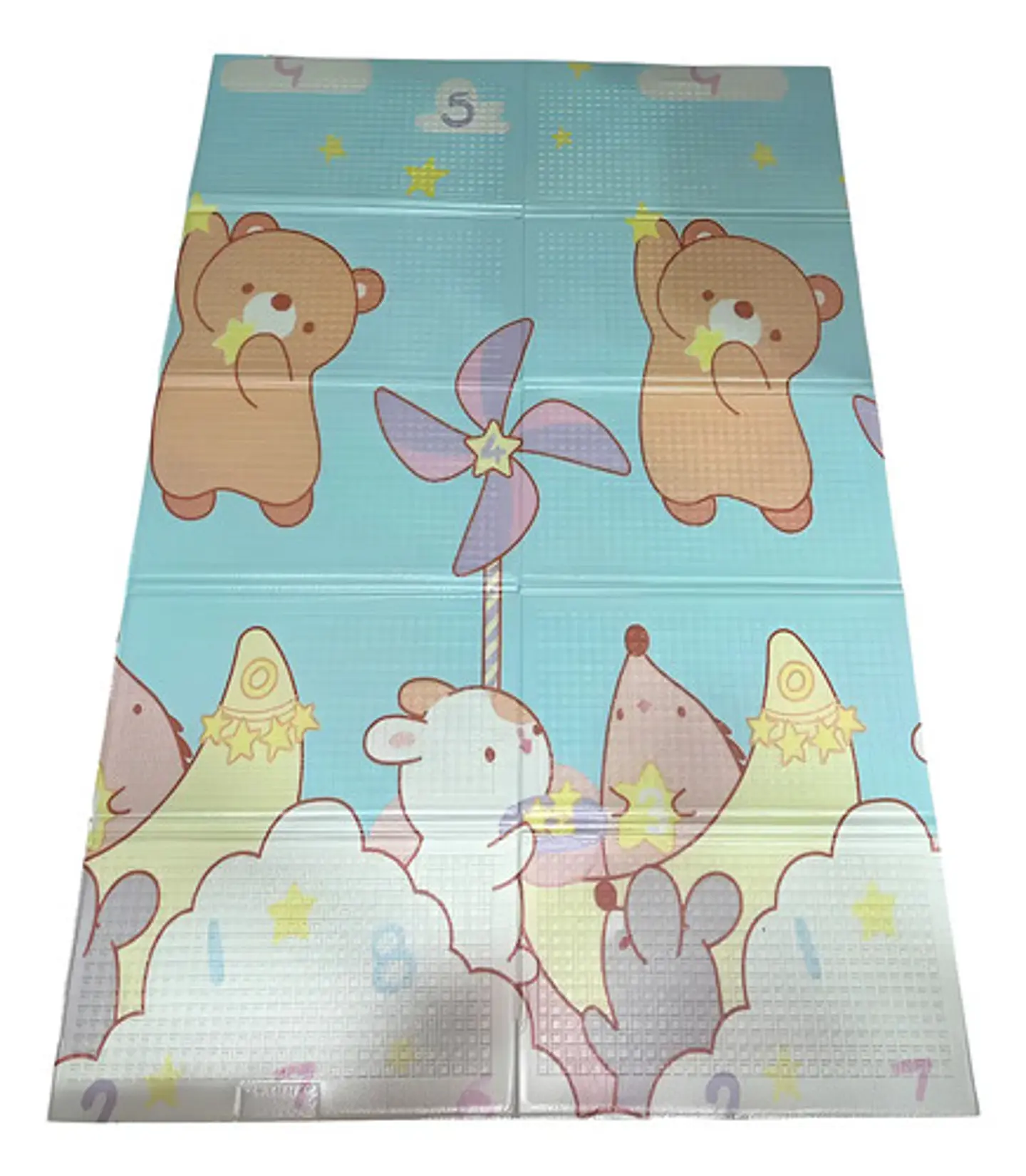 Tapete De Gateo Didactico Para Bebe Doblar 118cmx178cm 28
