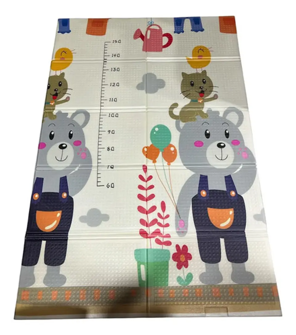 Tapete De Gateo Didactico Para Bebe Doblar 118cmx178cm 32