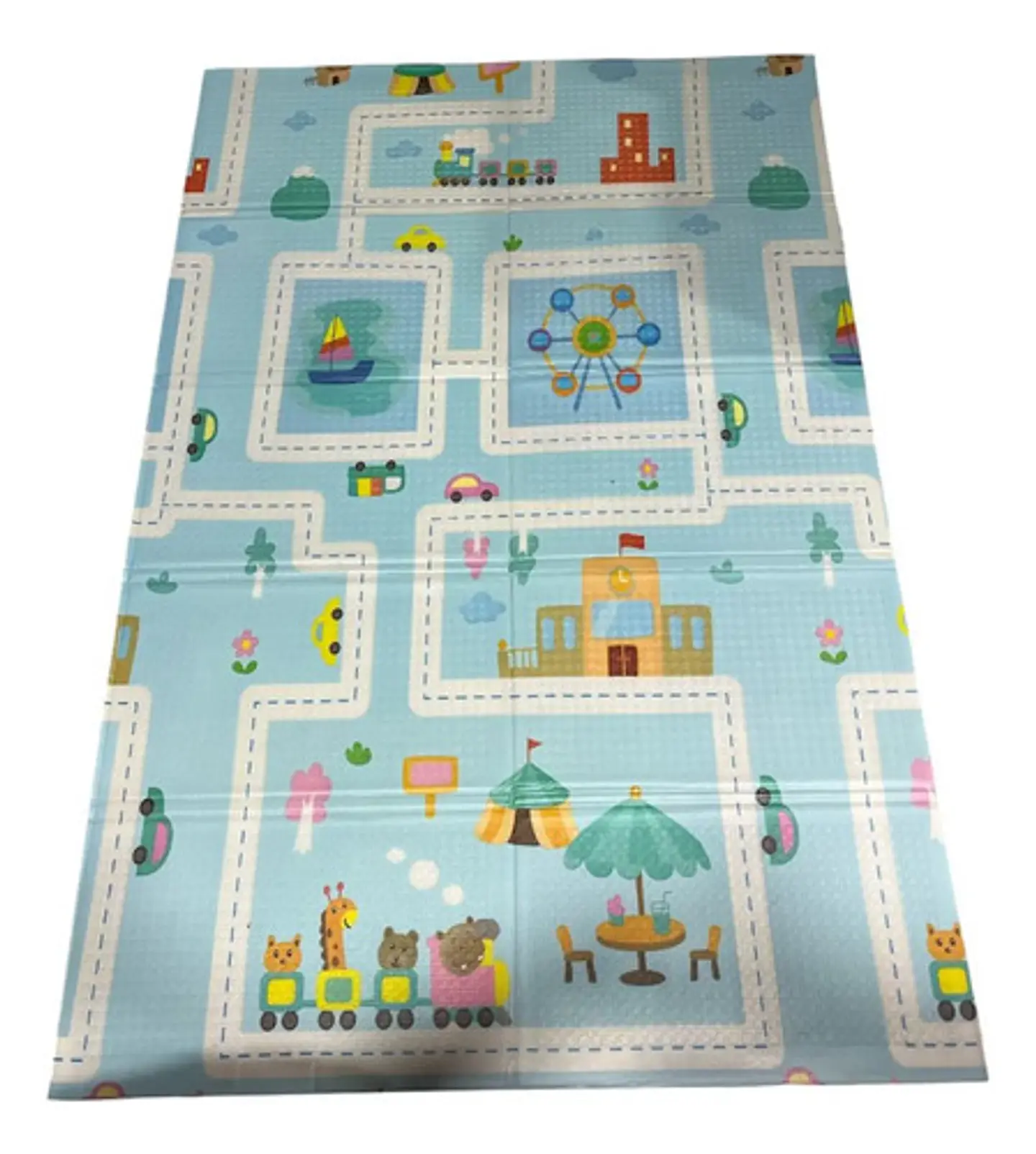Tapete De Gateo Didactico Para Bebe Doblar 118cmx178cm 33