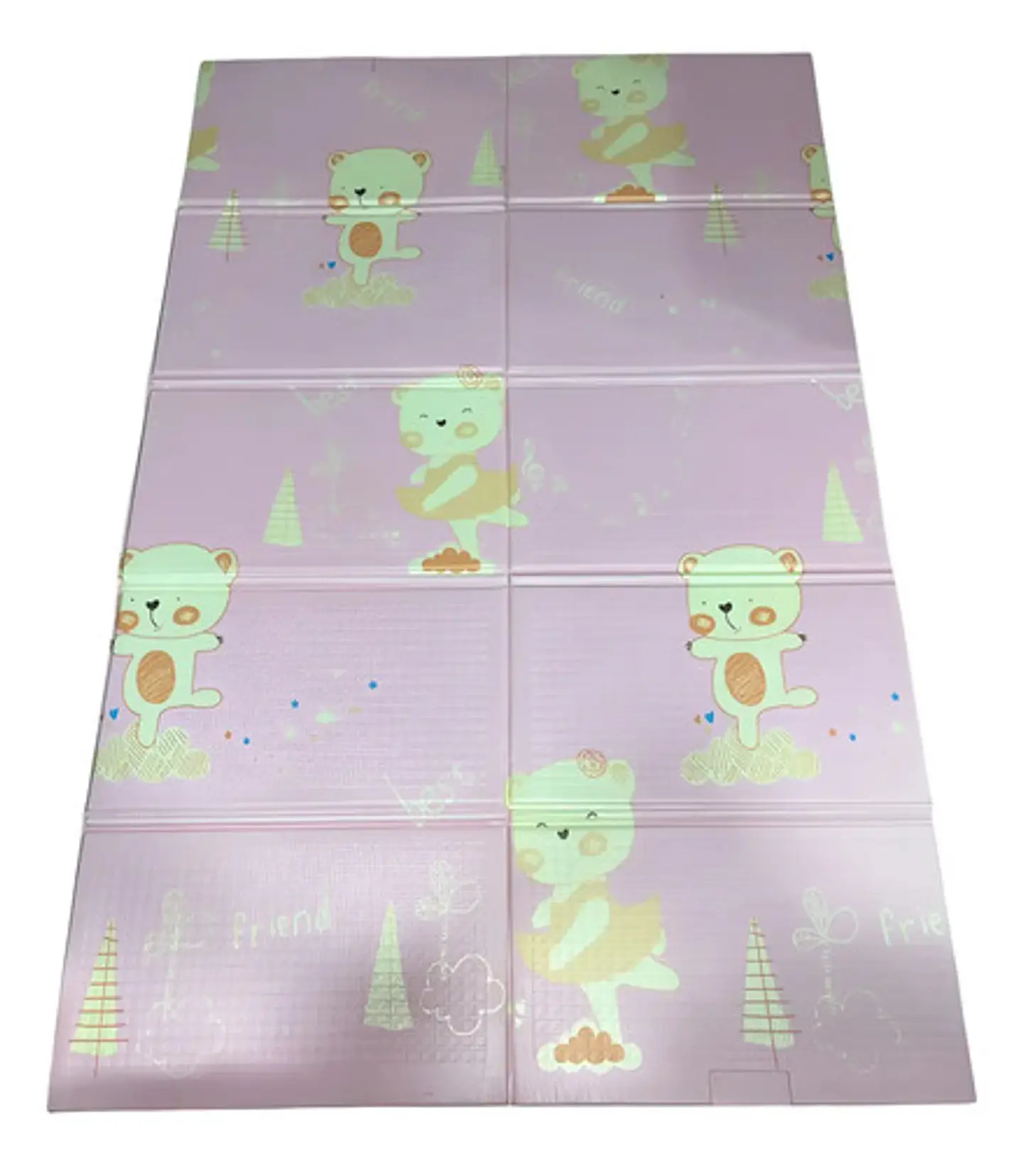 Tapete De Gateo Didactico Para Bebe Doblar 118cmx178cm 36