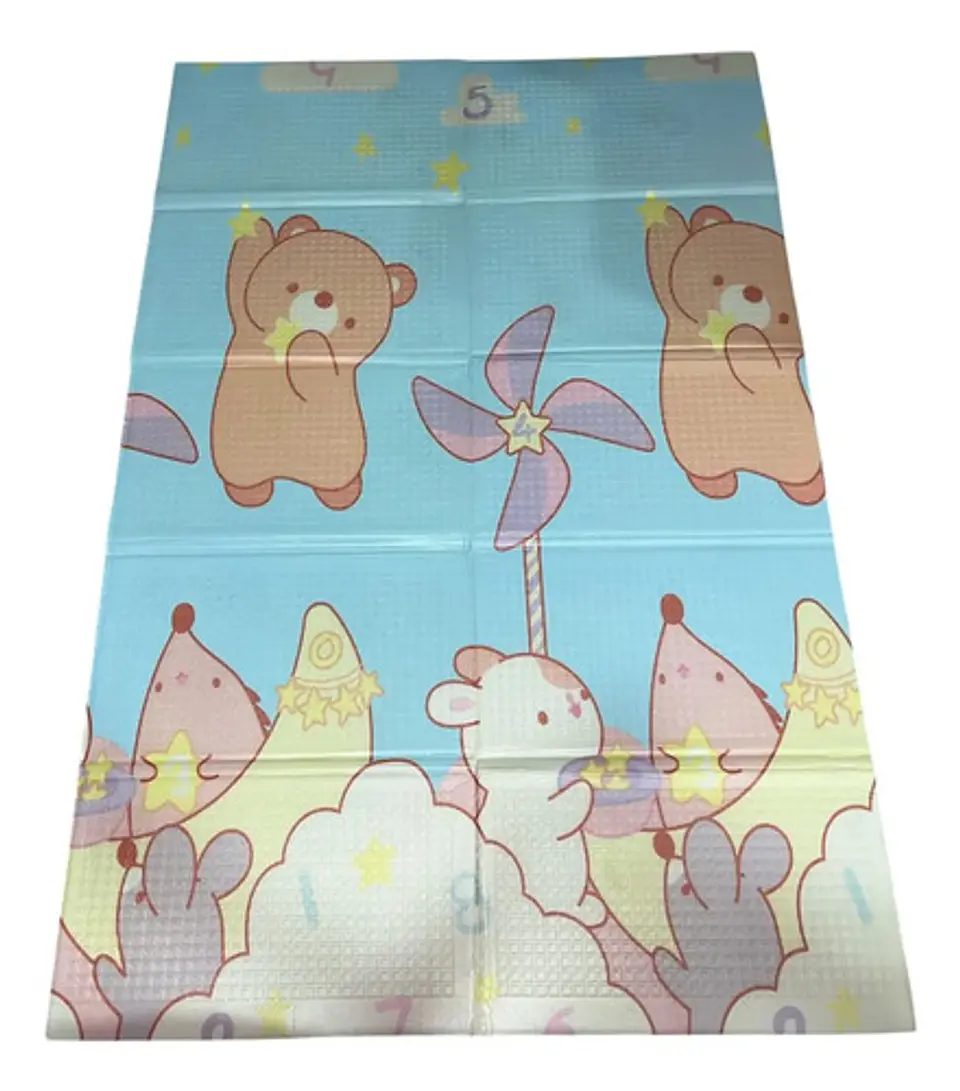 Tapete De Gateo Didactico Para Bebe Doblar 118cmx178cm 37