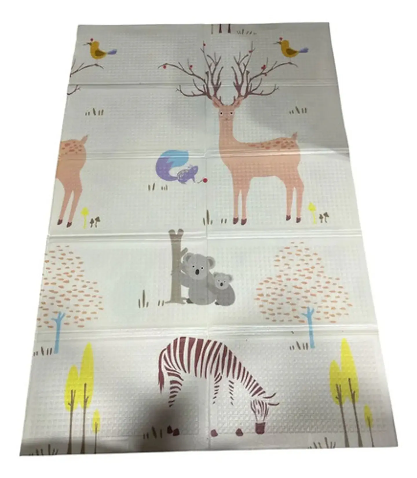 Tapete De Gateo Didactico Para Bebe Doblar 118cmx178cm 41