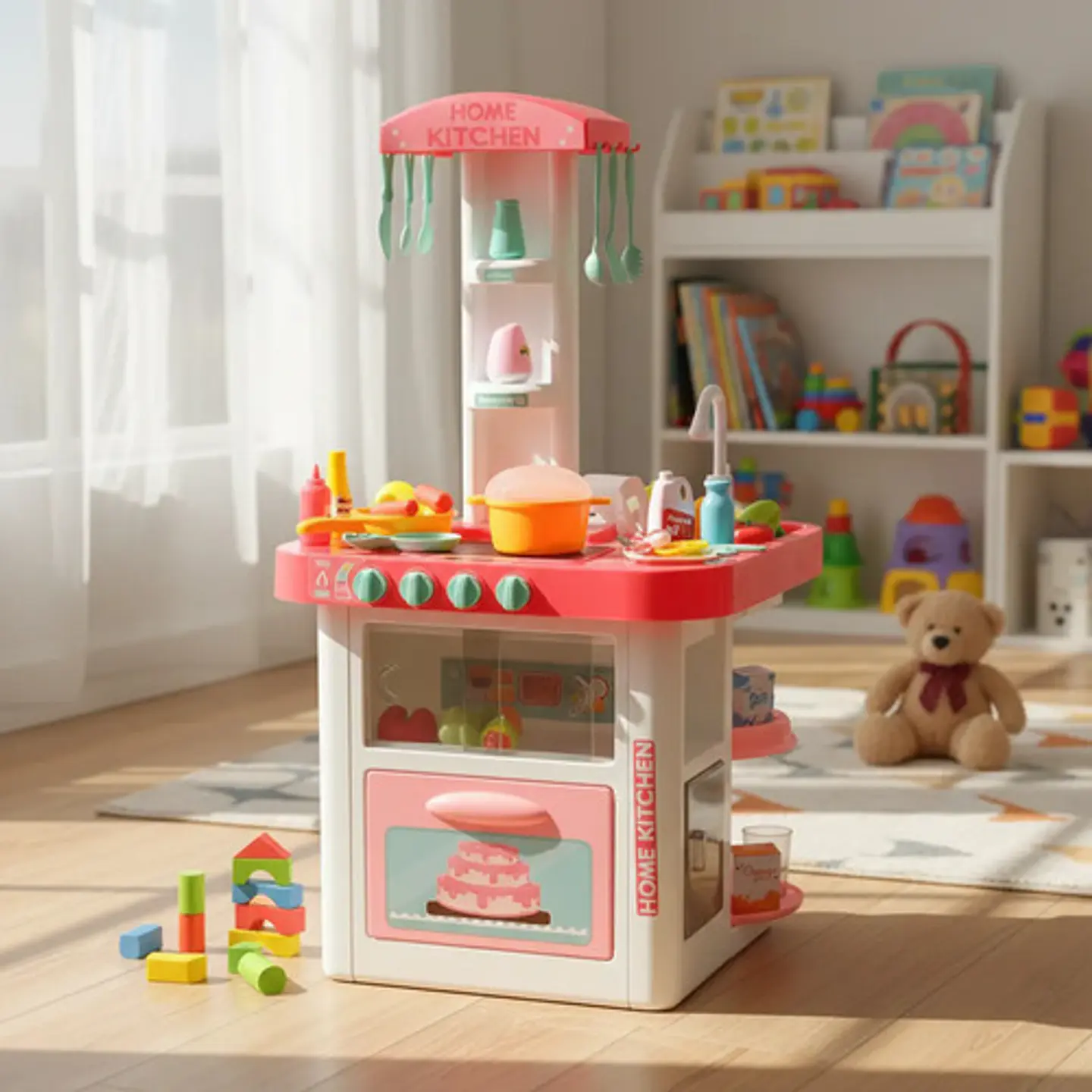Set Cocina De Juguete Niñas -accesorios Luz Y Sonidos 889-59 1