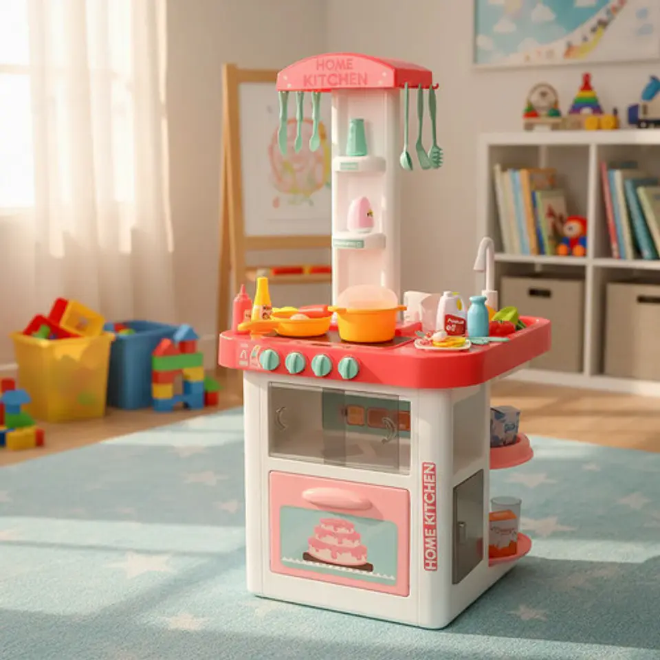 Set Cocina De Juguete Niñas -accesorios Luz Y Sonidos 889-59 6