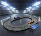 Pista Eléctrica 180cm Circuito Velocidad 2 Carros 3 En 1 Negro - Miniatura 6