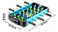 Juego De Mesa Portatil Futbolito,futbol De Mesa Pequeño - Miniatura 2