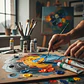 Set De Pintura Al Óleo Draw 12 Colores Multicolor 9ml Pack 12 Unidades - Miniatura 4