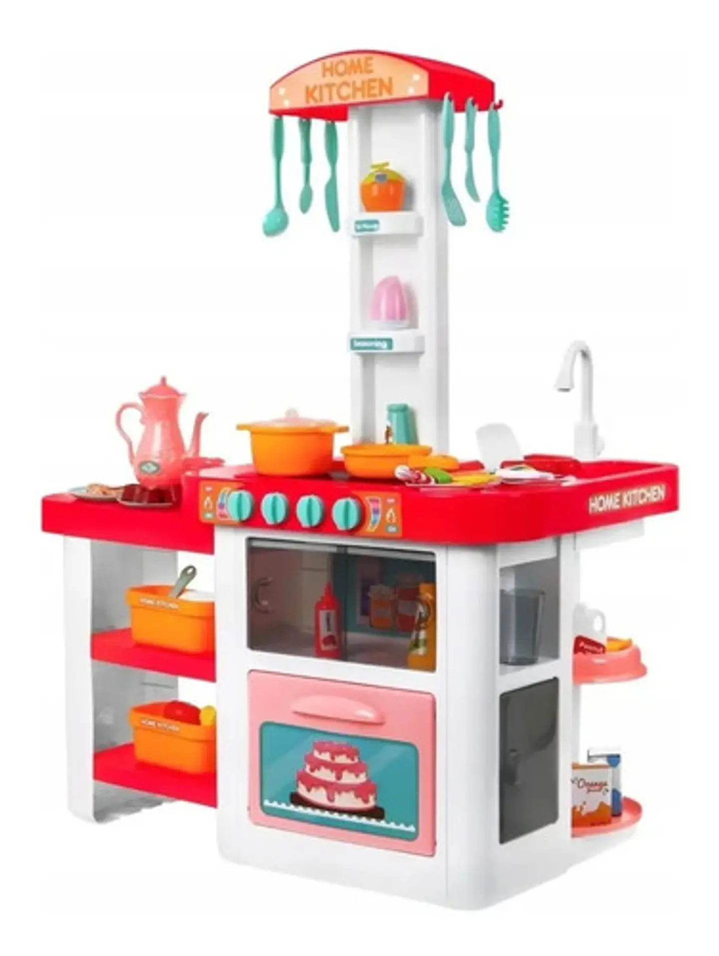 Cocina Infantil De Juguete Con Nevera Y Lavaplatos Agua 1
