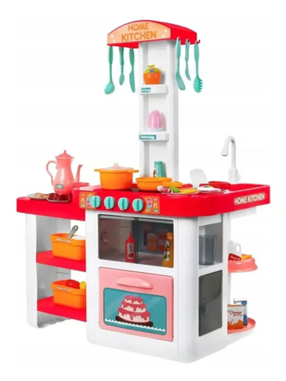 Cocina Infantil De Juguete Con Nevera Y Lavaplatos Agua 1