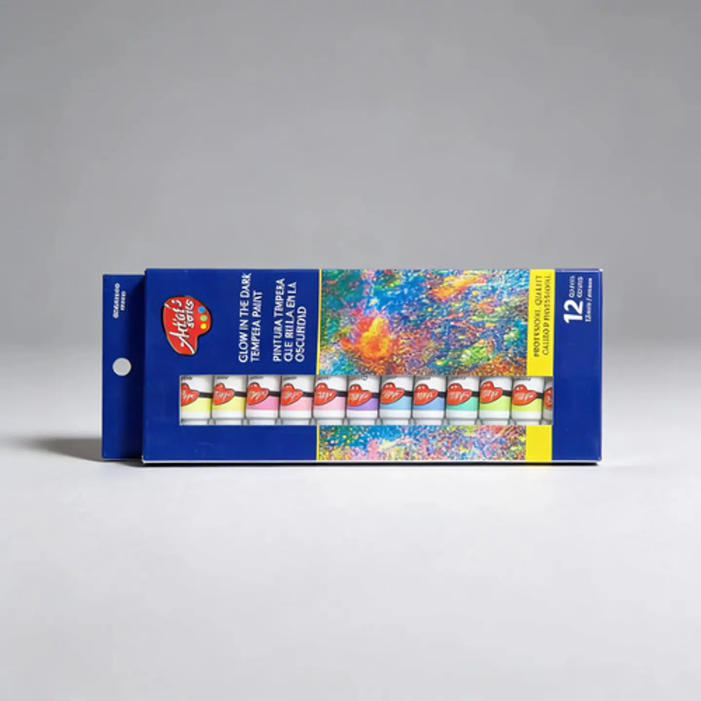 Témpera Brilla En La Oscuridad Set 12 Colores 12ml 3