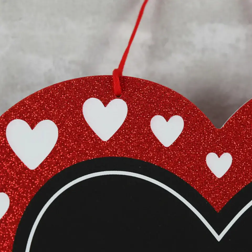 Letrero Pizarra Corazón Amor Y Amistad 34cm 4
