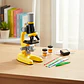 Microscopio Infantil Educativo Con Accesorios Steam Ciencia Color Amarillo - Miniatura 3