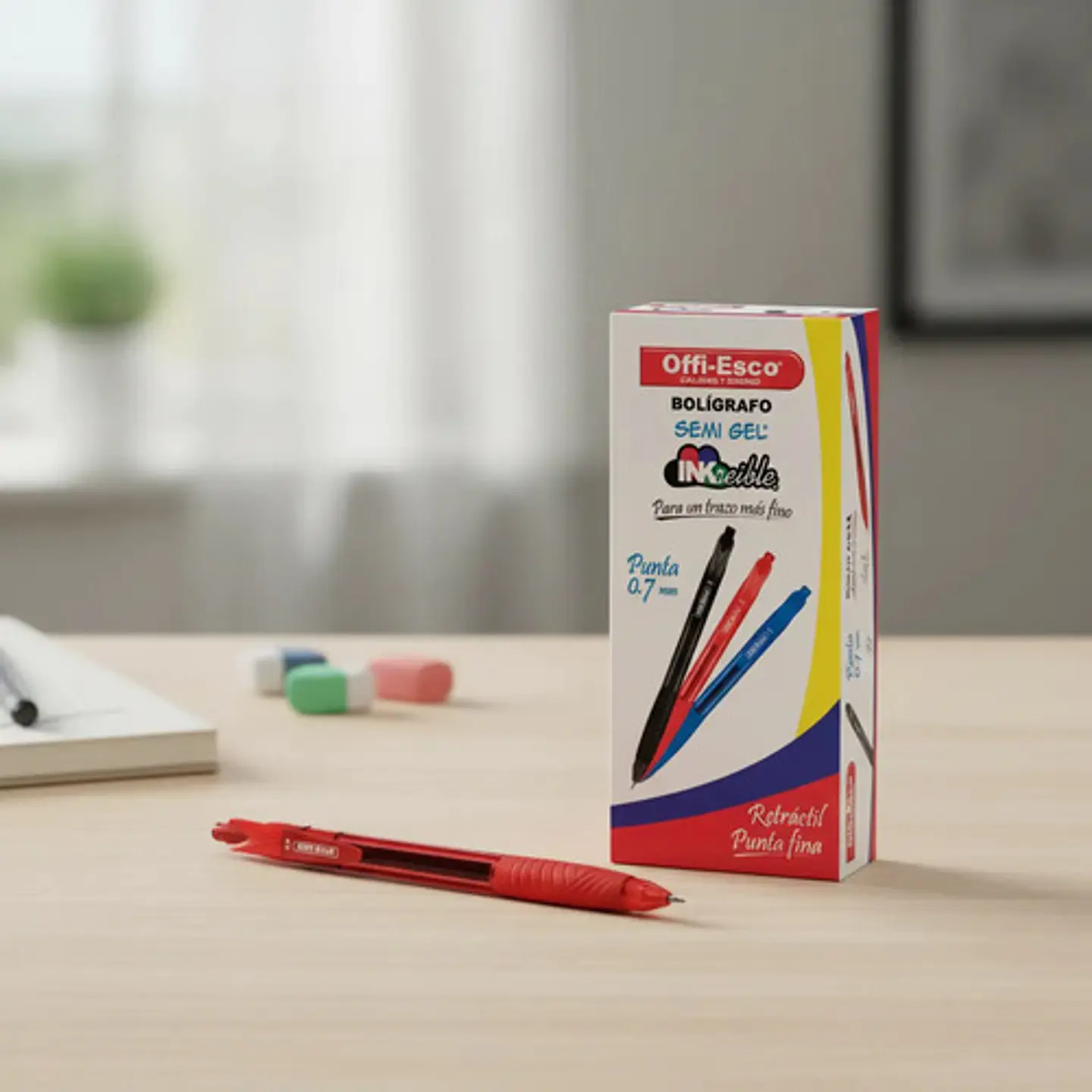 Esfero Retráctil Semigel X12u - Unidad A $1217 7