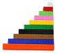Regletas Cuisenaire Plástica Numerada X100 Matemáticas Niños - Miniatura 1