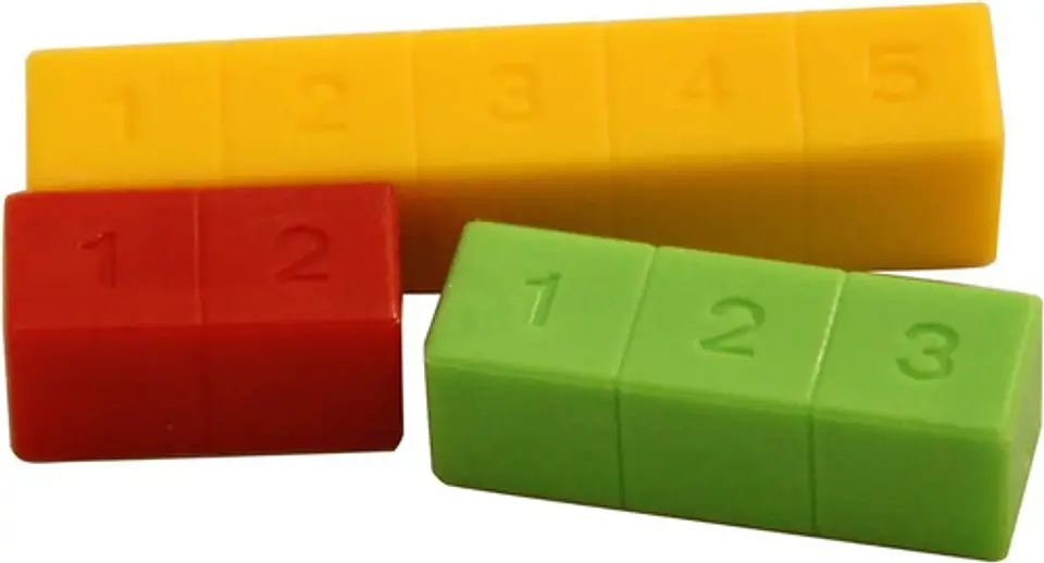 Regletas Cuisenaire Plástica Numerada X100 Matemáticas Niños 2