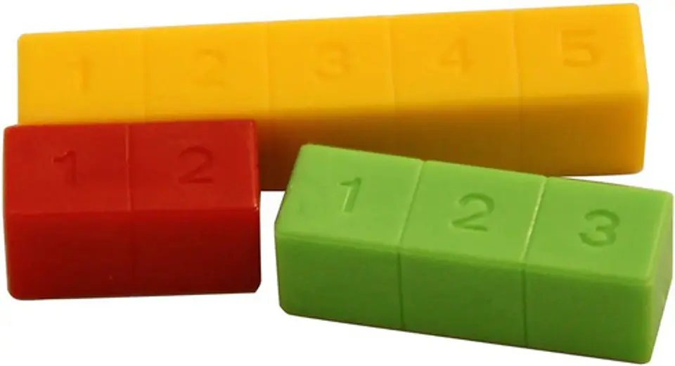 Regletas Cuisenaire Plástica Numerada X100 Matemáticas Niños 4