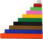 Regletas Cuisenaire Plástica Numerada X100 Matemáticas Niños - Miniatura 5