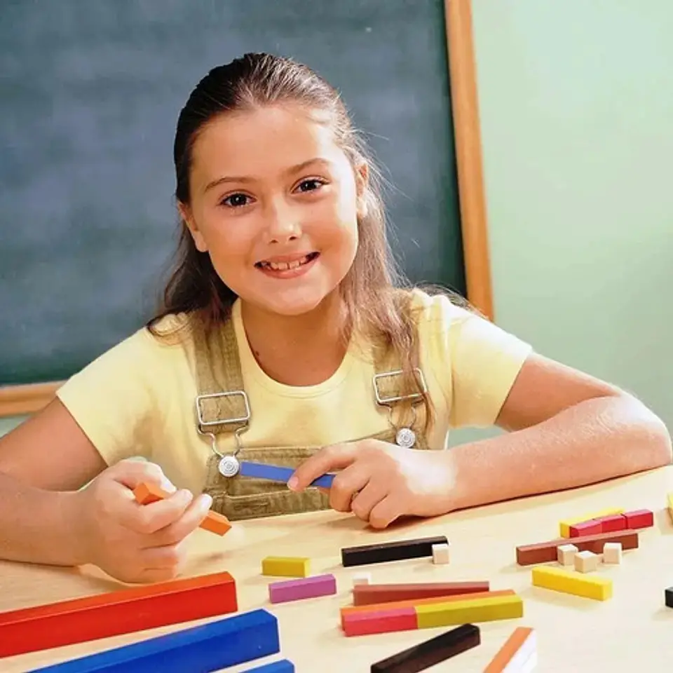 Regletas Cuisenaire Plástica Numerada X100 Matemáticas Niños 6