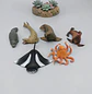 Animales Marinos X6 Macizos Medianos Fauna Bolsa - Miniatura 1