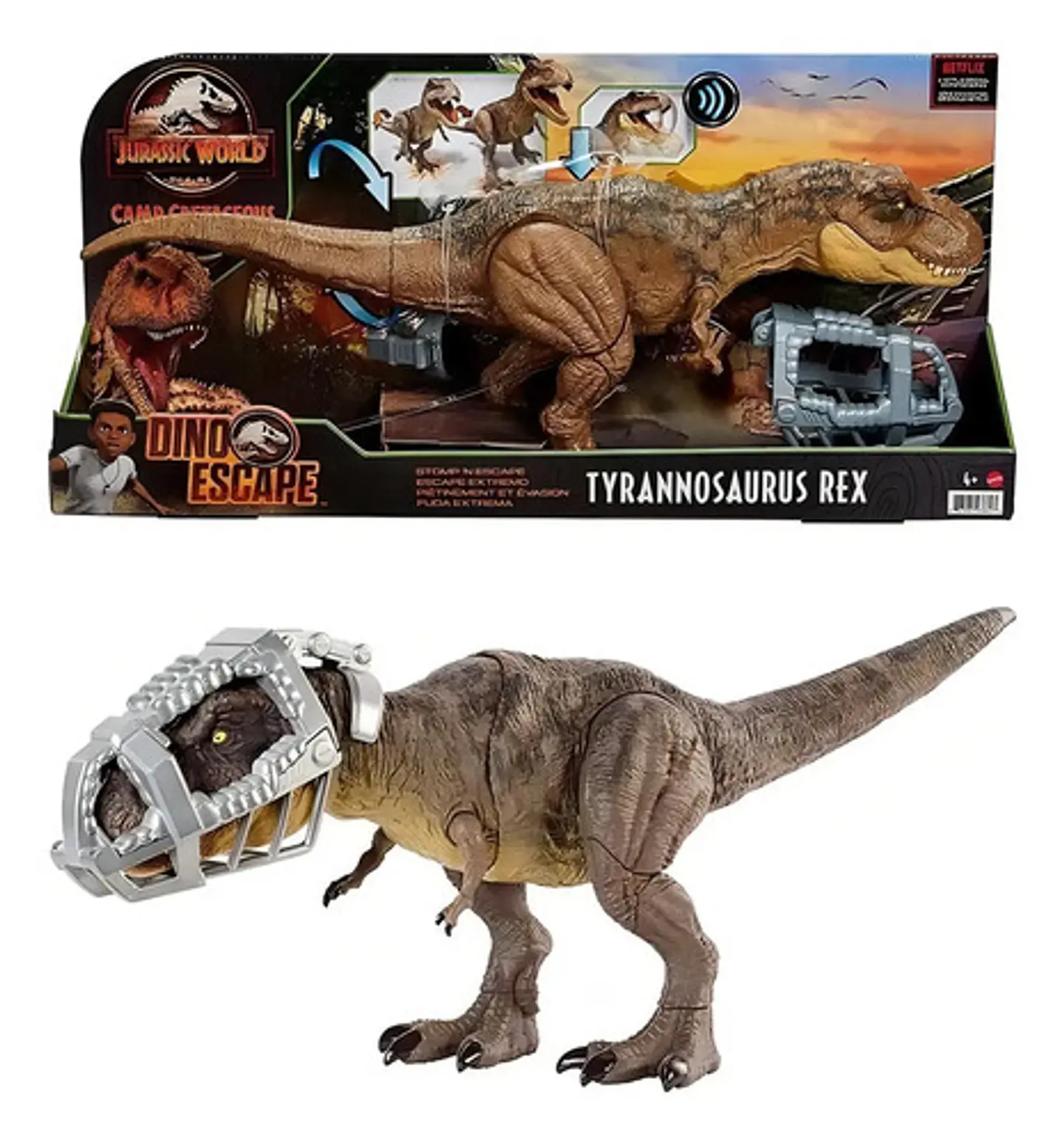 Tyranosaurio Rex Jurassic World Camp Cretaceous Mattelgwd67  3