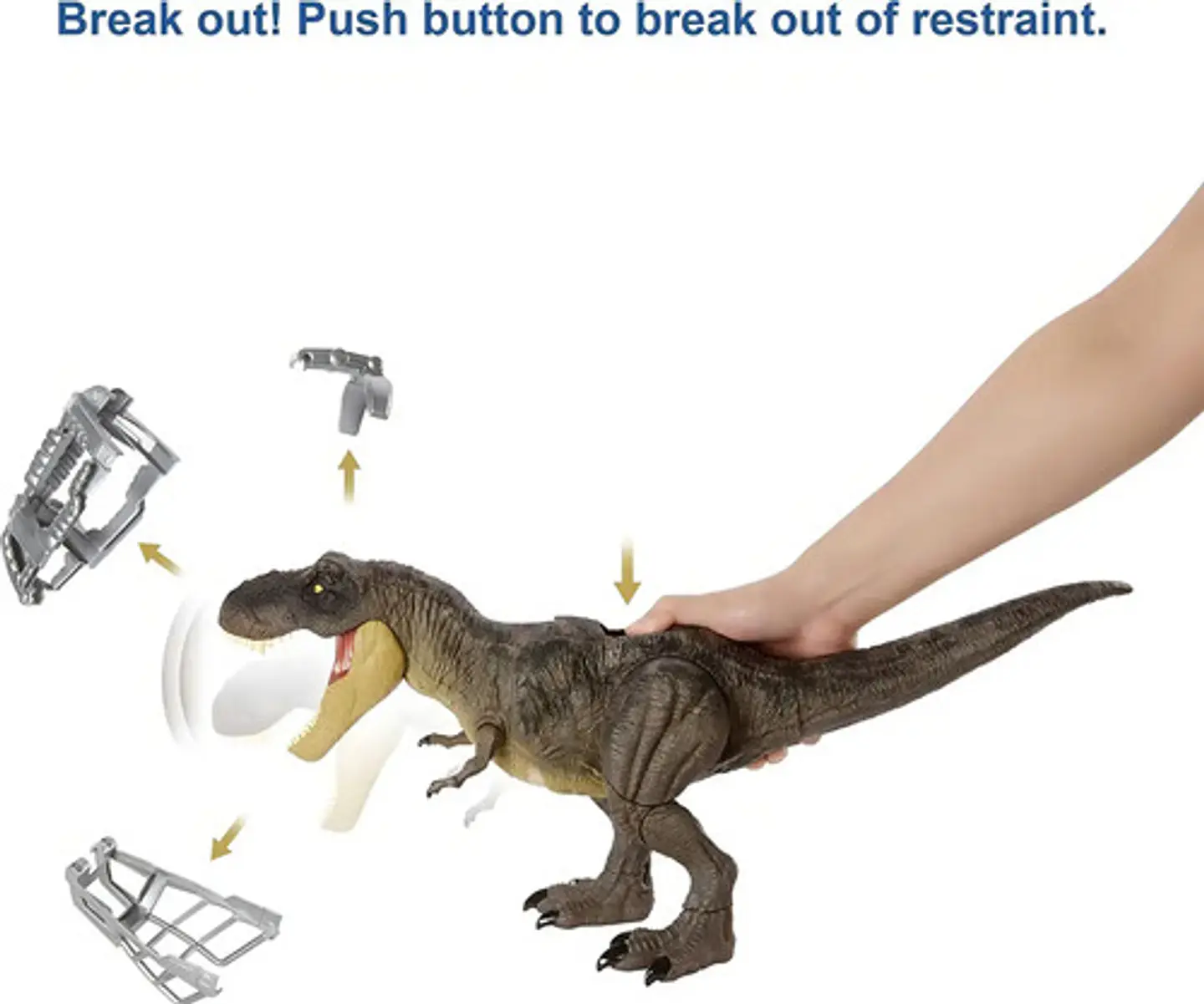 Tyranosaurio Rex Jurassic World Camp Cretaceous Mattelgwd67  8