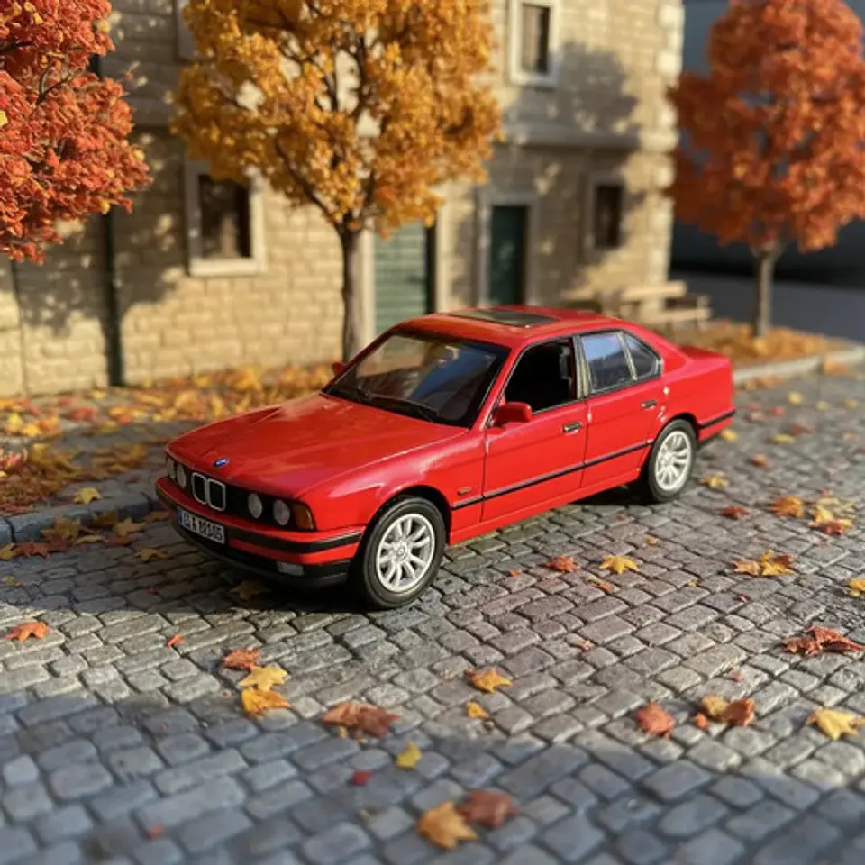 Carro A Escala 1:36 Bmw Serie 5 E34 De Colección 1
